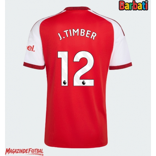Arsenal Jurrien Timber #12 Tricou Fotbal Replică 2026-27 Barbati Acasa Arsenal Jurrien Timber #12 Tricou Fotbal Replică 2026-27 Barbati Acasa